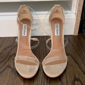 Steve Madden Clear Heels